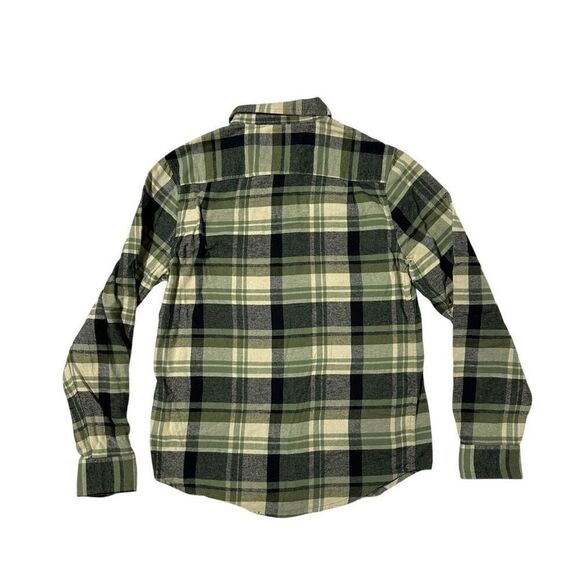 Lucky Brand Men's Flannel Green Plaid Size Small - Picture 8 of 10